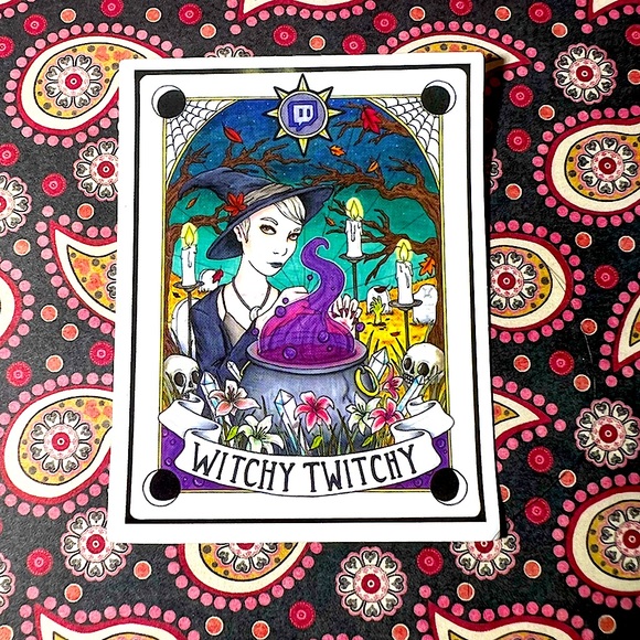 WITCHY TWITCHY Tarot Spiritual Light Worker Magick Occult Tarot Reader Fortune - Picture 1 of 3